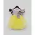 Pink Shimmer and Yellow Glitter Net Frock