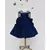 Dark Blue Silk Gown