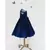 Dark Blue Silk Gown