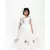 White Sequins Net Gown