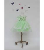 Green Mirror Embroidery Jacket With Cotton Silk Kurta And Pant