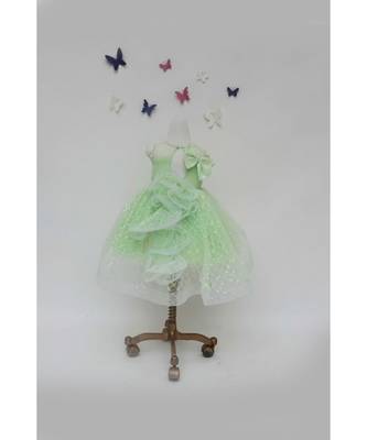 Green Mirror Embroidery Jacket With Cotton Silk Kurta And Pant 3