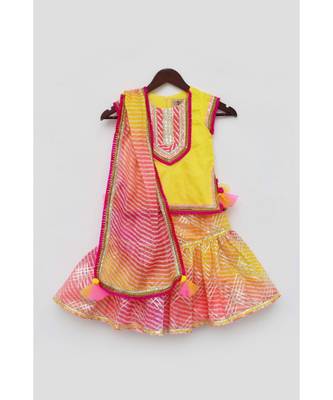 Black Taffeta Silk Dress With 3D Flowers 3