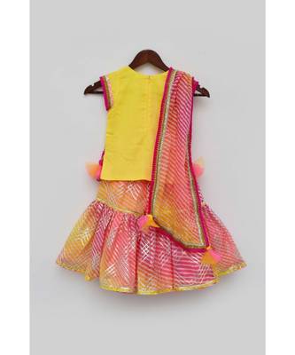 Black Taffeta Silk Dress With 3D Flowers 4