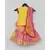 Yellow Kurta with Pink Kotta Print Fabric Sharara and Dupatta Set
