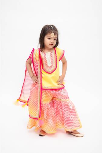 Black Taffeta Silk Dress With 3D Flowers