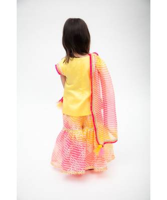 Black Taffeta Silk Dress With 3D Flowers 5