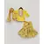 Yellow Kurti with Kotta Print Fabric Sharara and Dupatta