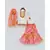 Off White Kurta with Pink Kotta Print Fabric Sharara and Dupatta Set