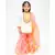Off White Kurta with Pink Kotta Print Fabric Sharara and Dupatta Set