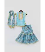 Pink Choli With Embroidery Lehenga