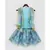 Blue Kurti with Kotta Print Fabric Sharara and Dupatta