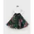 Green Printed Organza Lehenga with Tie Knotted Top