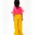 Hot Pink Top with Yellow Pants