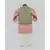 Green Print Jacket with Peach Kurta Set
