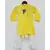 Yellow Kurta with Off White Salwar