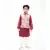 Pink Embroidery Nehru Jacket Set