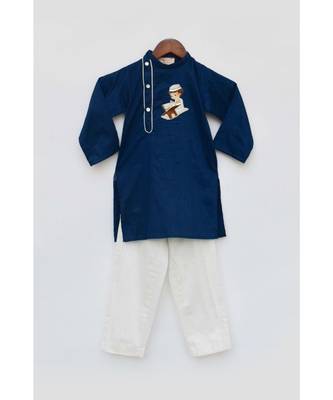 Blue Kurta Pant Set 2