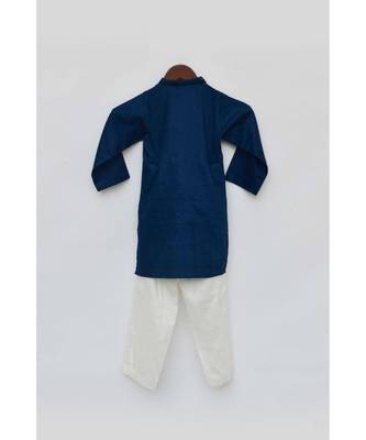 Blue Kurta Pant Set 3