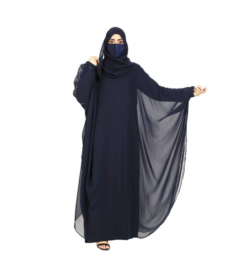 Dual Layer Abaya In Kaftan Style