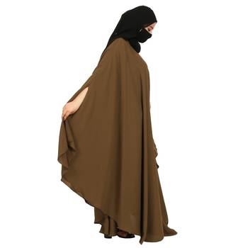 Simple Yet Elegant Irani Kaftan In Poly Moss Fabric 3