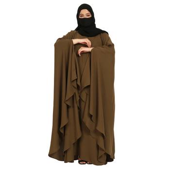 Simple Yet Elegant Irani Kaftan In Poly Moss Fabric 6