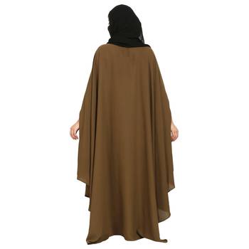 Simple Yet Elegant Irani Kaftan In Poly Moss Fabric 7