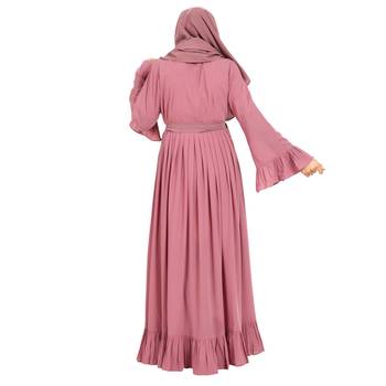 Designer Gown In Abaya Fit With Frills and Pleats. 7