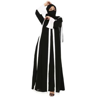 Dual Layer Gown In Abaya Fit 5