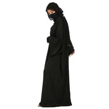 Modest Kaftan With Stonework and Matching Hijab 5