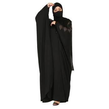 Modest Kaftan With Stonework and Matching Hijab 6