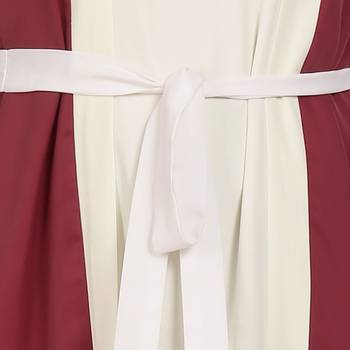 Attached Shrug Abaya In Dual Color. 2