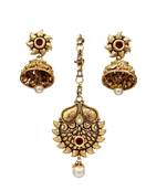Gold gold plated antique gold Copper  Pair of Earrings