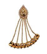 White gold plated antique gold Copper  MangTikka