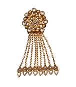 White gold plated antique gold Copper  MangTikka