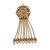 White gold plated antique gold Copper  MangTikka