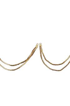 Gold gold plated antique gold Copper  Pair of Earrings