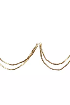 Gold gold plated antique gold Copper  Pair of Earrings