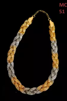 Gold gold plated Brass Copper   Necklace