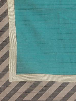 grey art silk printed saree with  blouse 3