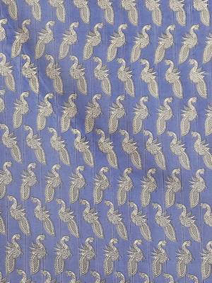 white art silk printed   saree with  blouse 5