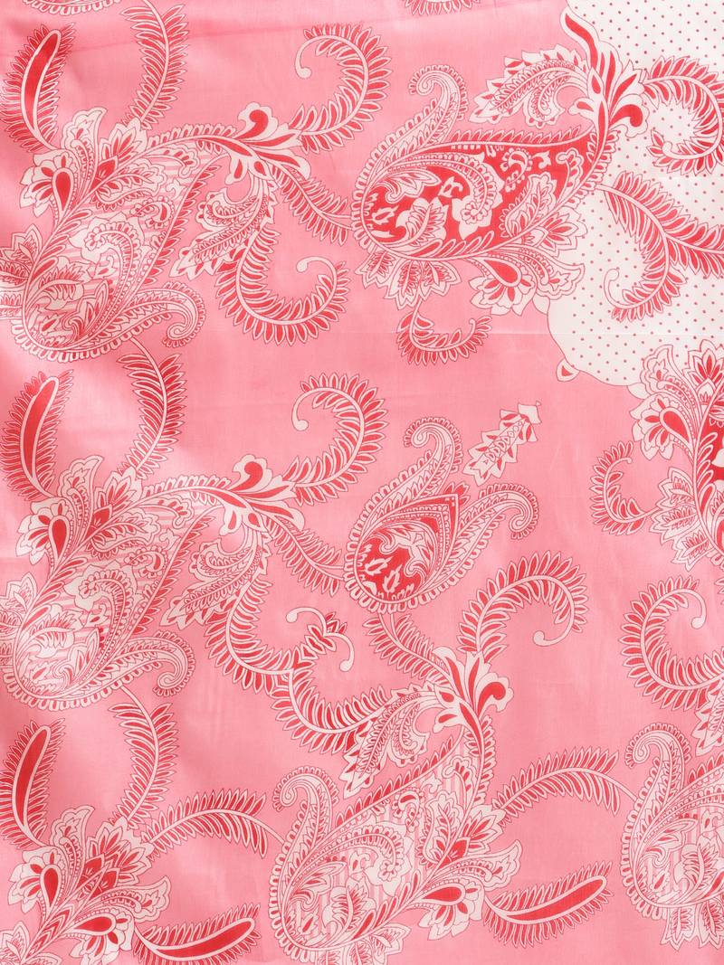 pink art silk printed   saree