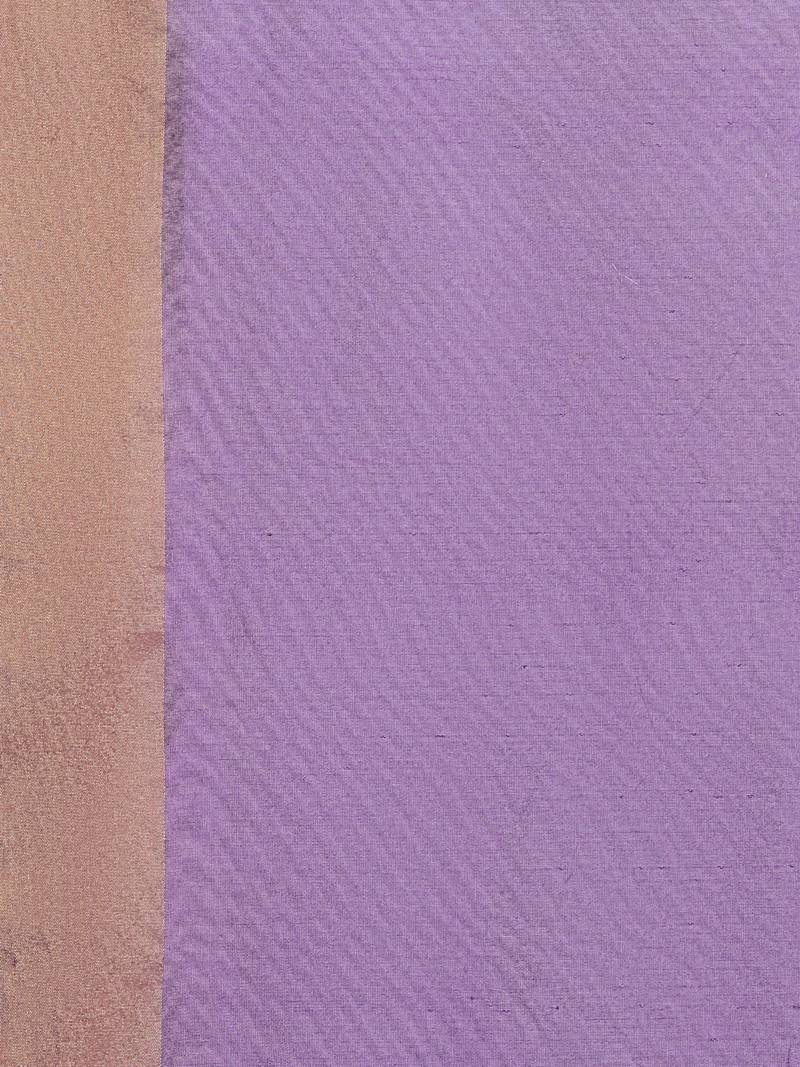 blue chanderi printed   saree with  blouse