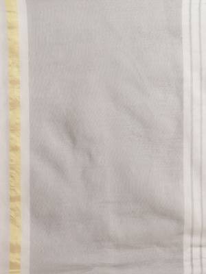 grey pure polycotton printed   saree with  blouse 4