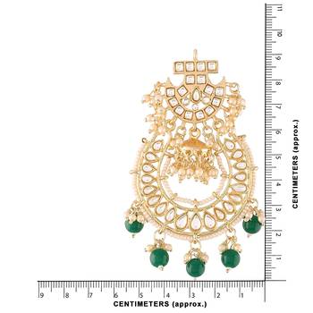 Kundan & Pearl Traditional Handcrafted Earrings (E2793G) 5