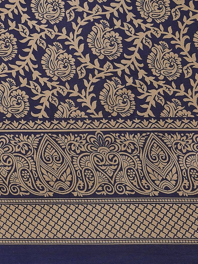 red chanderi silk woven   saree with  blouse