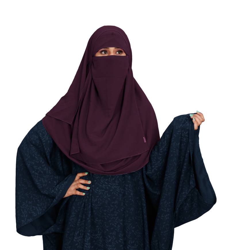 instant hijab with niqab