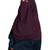 Women Islamic Plain Instant Hijab + Niqab Style Bubble Georgette Veil Scarf 