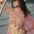 Pink Floral Organza Designer Lehenga with Embroidered Choli