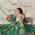 Glacial Green Floral Organza Designer Lehenga with Embroidered Choli